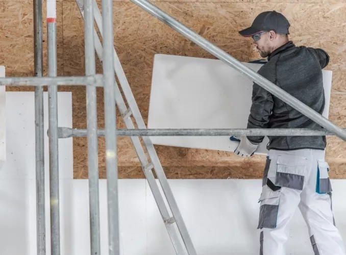 cartongesso accoppiato per isolamento acustico