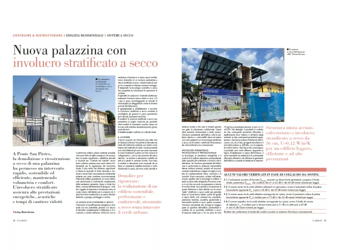Articolo Welight palazzina Ponte San Pietro